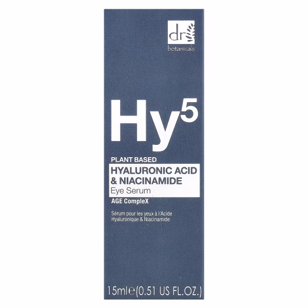 Dr. Botanicals, Hyaluronic Acid & Niacinamide Eye Serum, 0.51 fl oz (15 ml) - Image 3