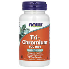 NOW Foods, Tri-Chromium, 500 mcg, 90 Veg Capsules