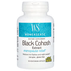 Natural Factors, WomenSense®, Black Cohosh Extract, Menopause Relief, 90 Vegetarian Capsules - Image 3