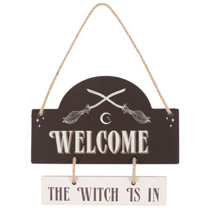 Witches Welcome Sign - Multicolour