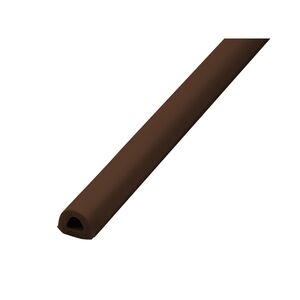 Faithfull Epdm Draught Excluder, D Profile - Brown