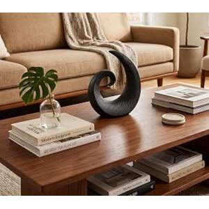 Brushed Swirl Ornament 25.5x9.5x34.5Cm - Image 2