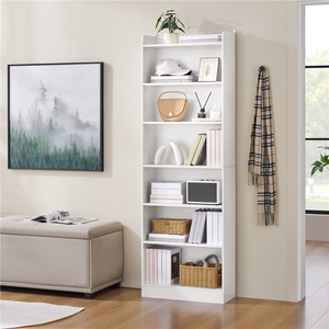 Yaheetech Modern Simple Tall Open Shelf Bookcase