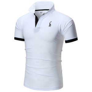 Men's Short Sleeve Little Deer Polo T-shirt - Image 2