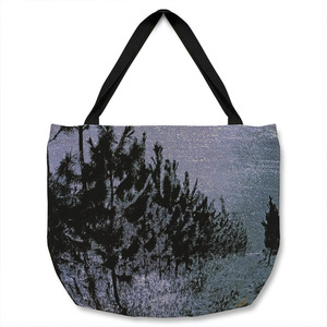 Star Tree Line Tote bag - Blue