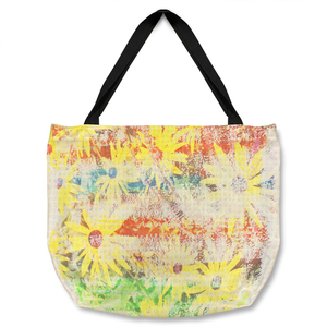 Flower Burst Tote bag - Yellow