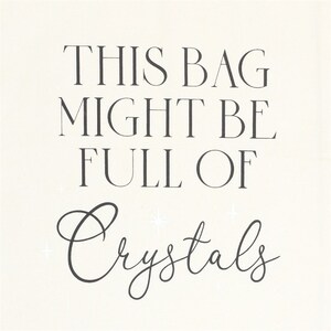 Mystical Crystals Tote Bag For Everyday Essentials - White