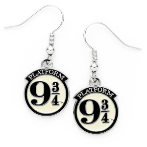 Platform Drop Earrings - Silver