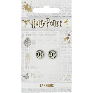 Platform Stud Earrings - Silver