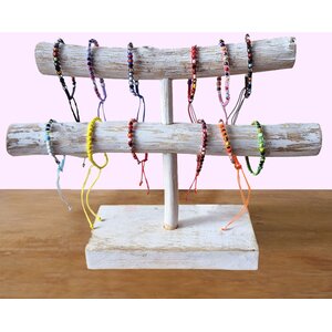 Handmade Friendship Bracelets with Tiny Forever Beads - Colorful Delicate - Multi