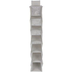 My Home 6 Cube Shoe Organiser - Grey