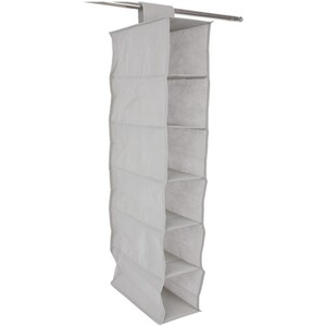 My Home 6 Cube Shoe Organiser - Grey - Image 2