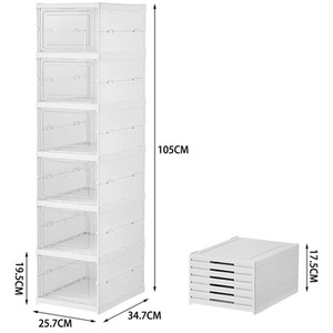 Multi Tier Folding Shoe Storage Box - Image 4