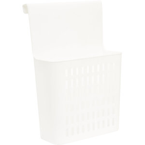 Temel White Hangable Organiser Basket - White