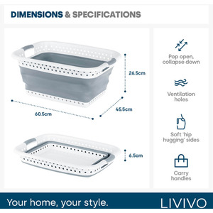 Foldaway Laundry Basket