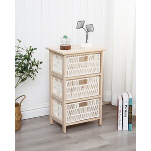 Palma 3-Drawer Cabinet - Cream - Image 3