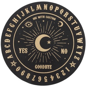 Talking Board Jewellery Trinket Box With Mirror - Black - Image 4