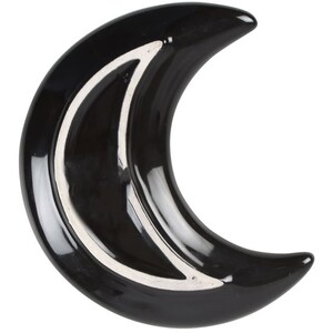 Celestial Crescent Moon Trinket Dish - Multicolor - Image 2