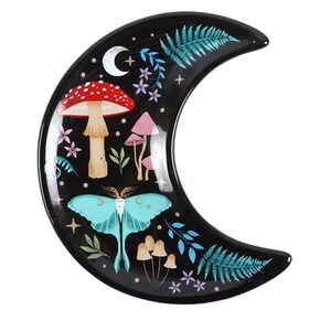 Celestial Crescent Moon Trinket Dish - Multicolor - Image 3