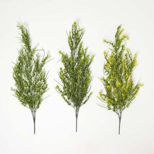 Homescapes Artificial Trailing Plants Set of 3, 70cm - Green, Yellow, White - Image 2