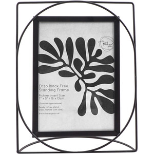 Enzo Free Standing Frame - Black / 7x5in