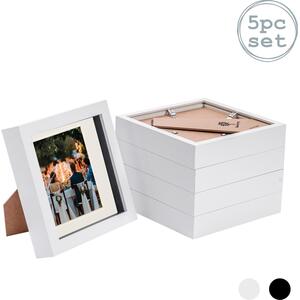 3D Box Photo Frame - 6 x 6" with 4 x 4" Mount - Pack of 5