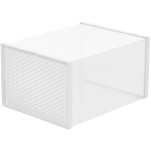 12x Clear Stackable Shoe Boxes - Image 3