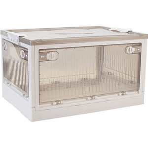 Domestic Clear Striped Plastic Organiser