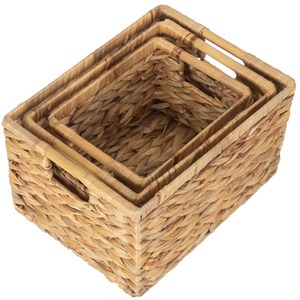 Nordic Water Hyacinth Storage Basket
