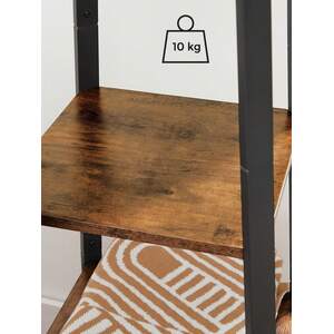 VASAGLE Coat Rack Stand with Shelves and Hooks - Image 3