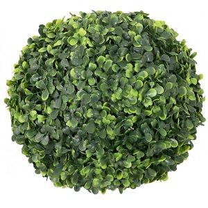 Artificial Hanging Topiary Tree Boxwood Buxus Ball - Green