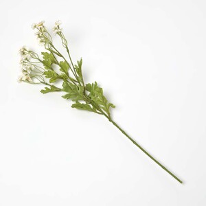 Artificial Stem of Wild Daisy Flowers, 55 cm - White