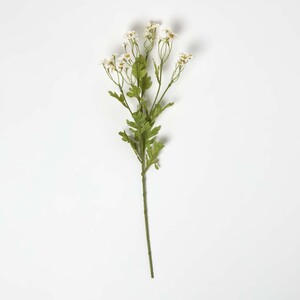 Artificial Stem of Wild Daisy Flowers, 55 cm - White - Image 2