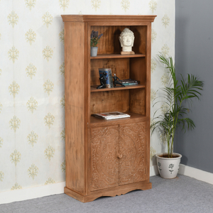 Artistry Mango Wood Large Bookcase - Brown