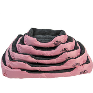 Faux Fur Dog Bed in PinkGrey XL - Grey
