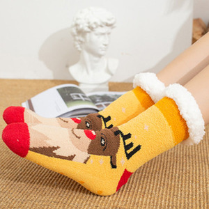 Pack of 2 Thickened Warm Christmas Socks - Blue - Image 2