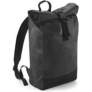 Tarp Waterproof Roll-Top Backpack - Black - Black