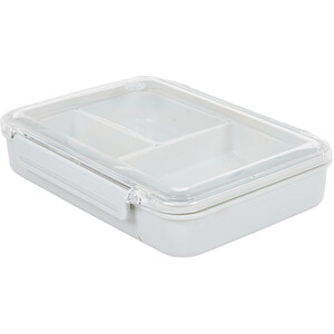 Large Bento Box with Compartments - Grey - Image 2